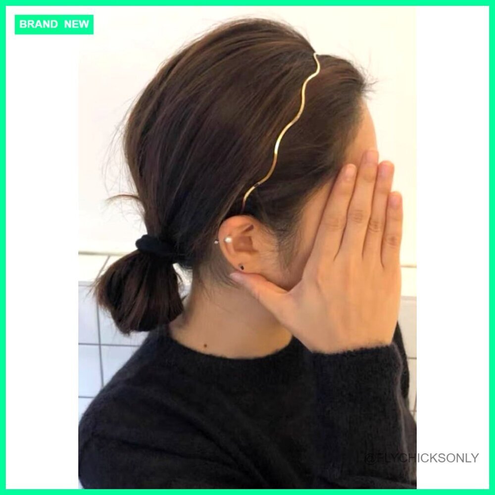 Metal Headbands 2-Pack Lightweight Non-Slip Hair Accessories